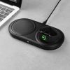 Бездротовий зарядний пристрій Baseus Planet 2 in 1 Чорний (WXPL-B01)