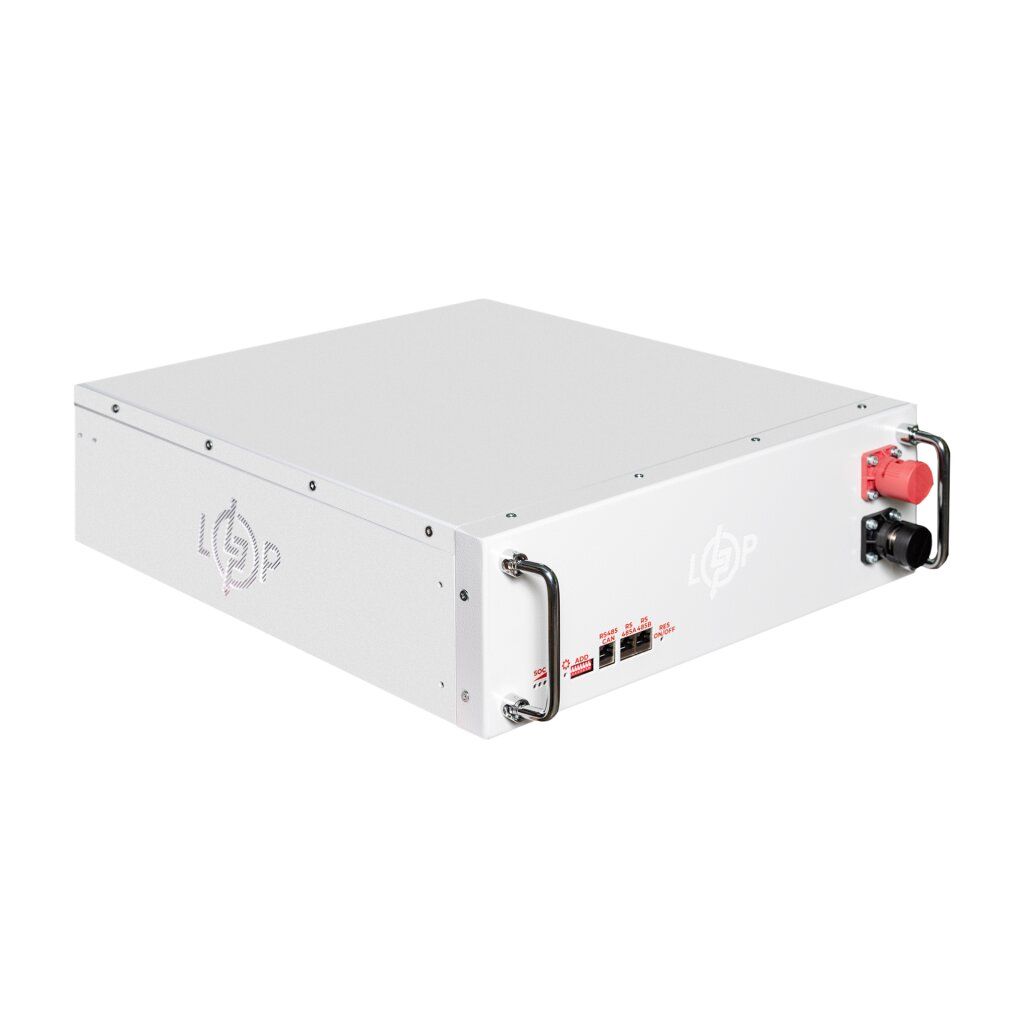 Акумулятор LP LiFePO4 51,2V - 100 Ah (5120Wh) (BMS SP 100A/50А) RM RS485/CAN WH