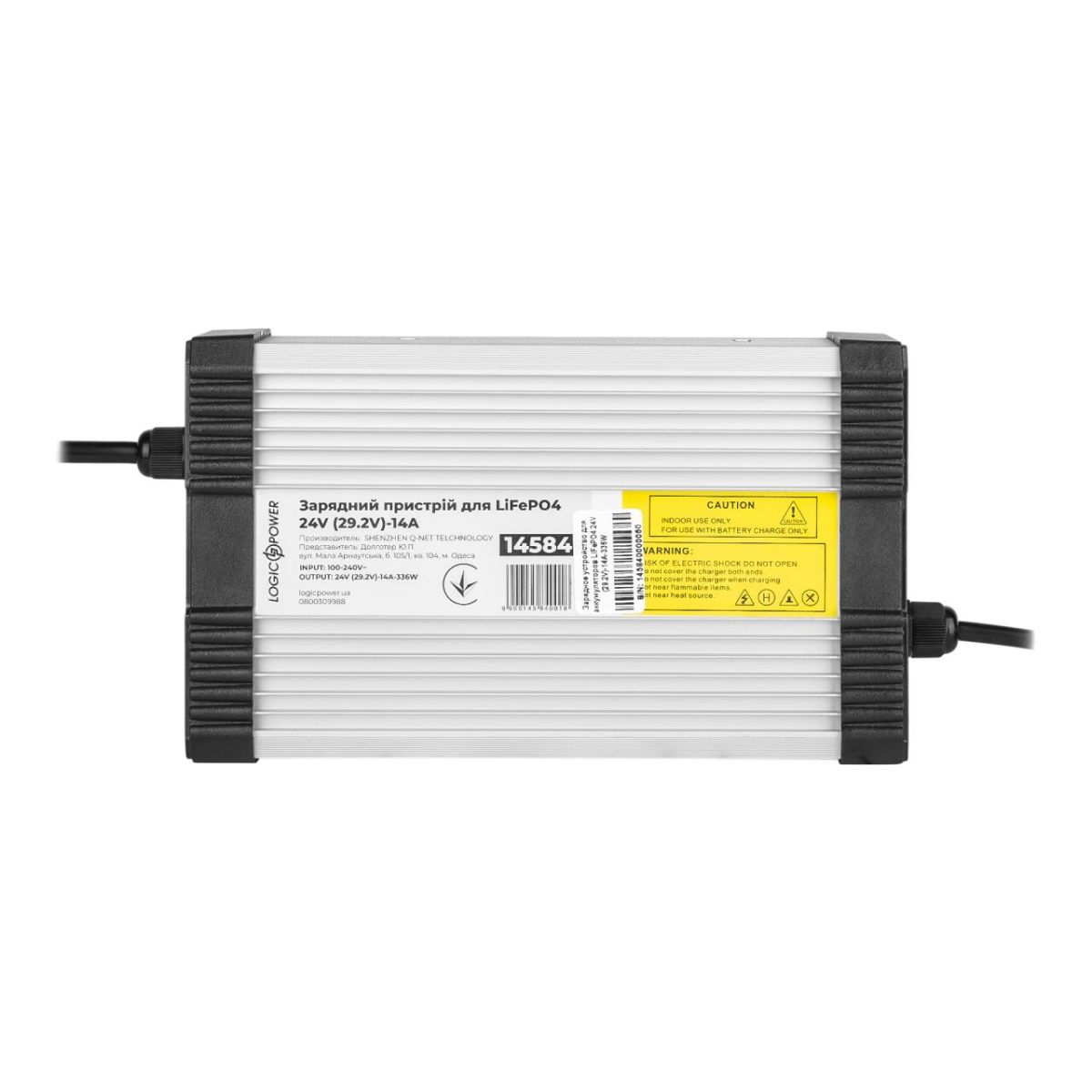 Зарядний пристрій для акумуляторів LiFePO4 24V (29.2V)-14A-336W
