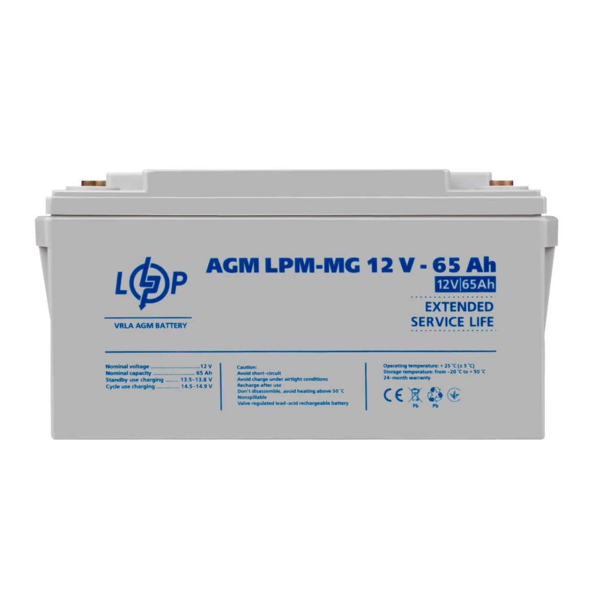 Акумулятор мультигелевий LPM-MG 12V - 65 Ah