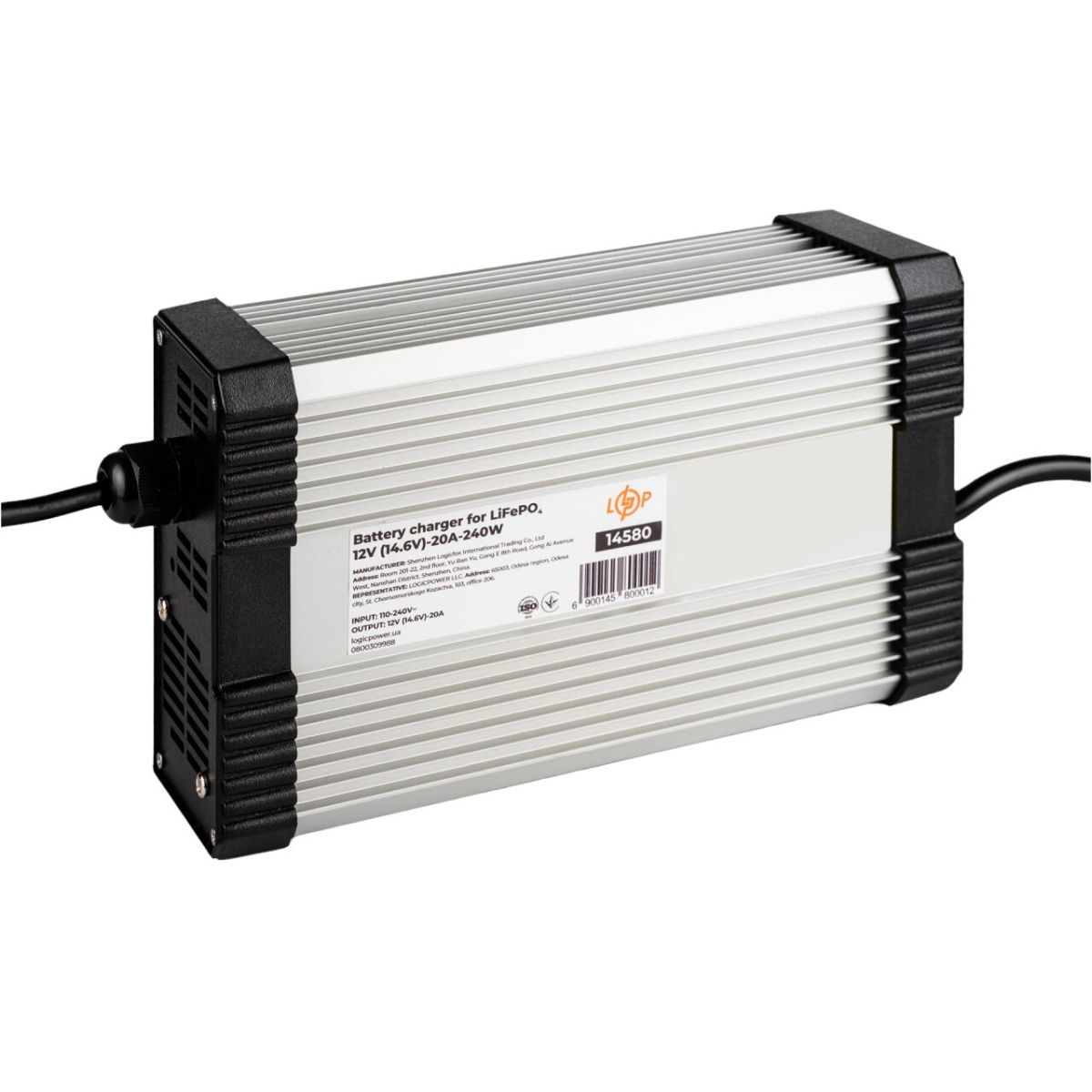 Зарядний пристрій для акумуляторів LiFePO4 12V (14.6V)-20A-240W