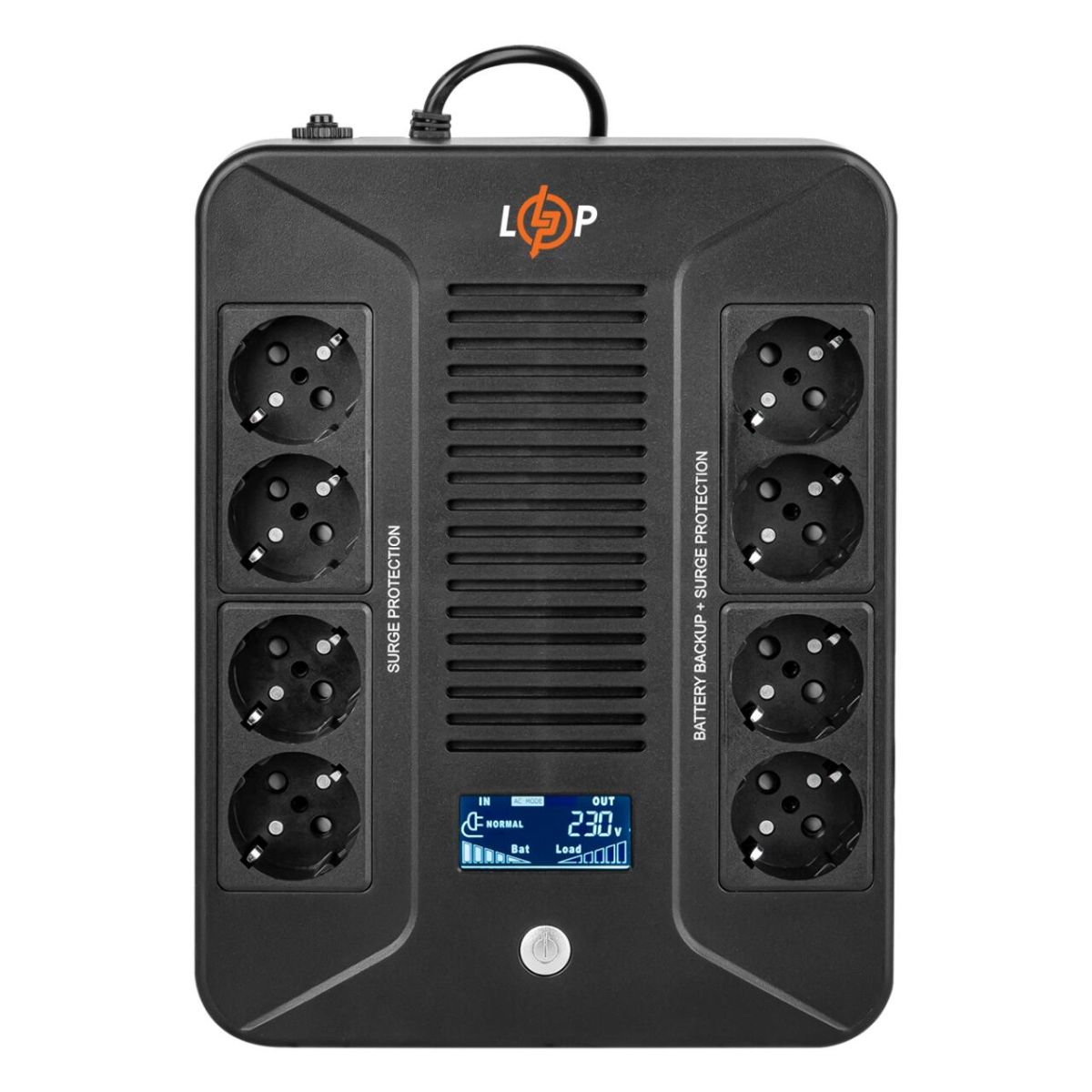 Лінійно-інтерактивне ДБЖ LP-800VA-8PS (480Вт)