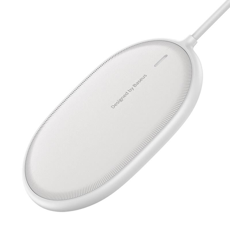 Бездротовий зарядний пристрій Baseus Light Magnetic 15W для iPhone 12 Білий (WXQJ-02)