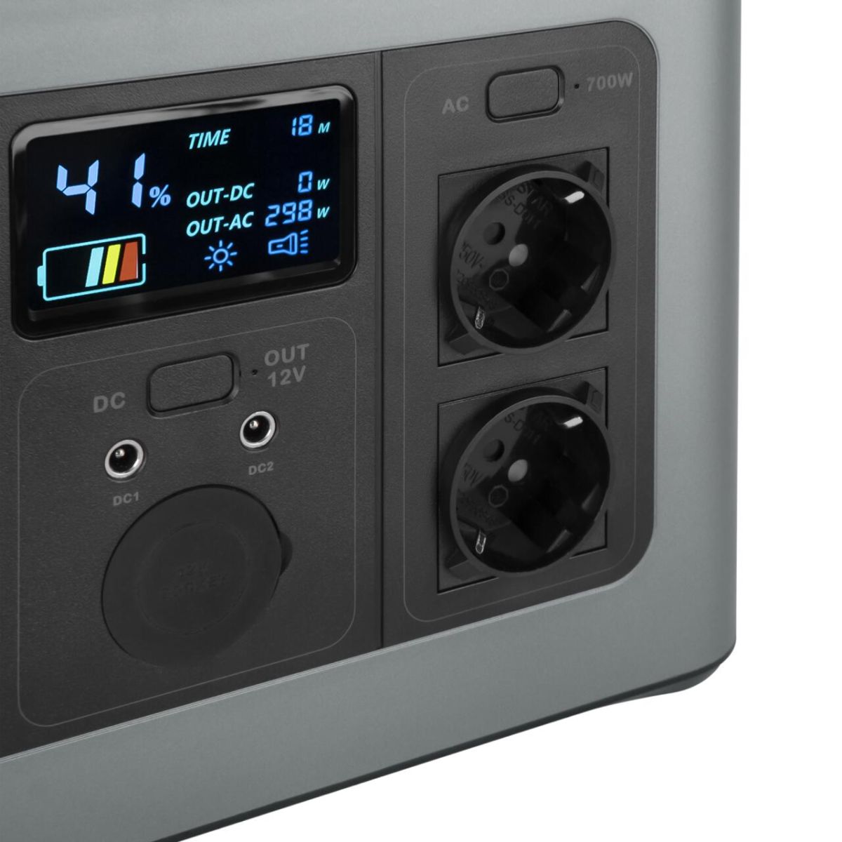 Багатофункціональна портативна зарядна станція LP CHARGER MPPT 700 Pro (700W, 614Wh)