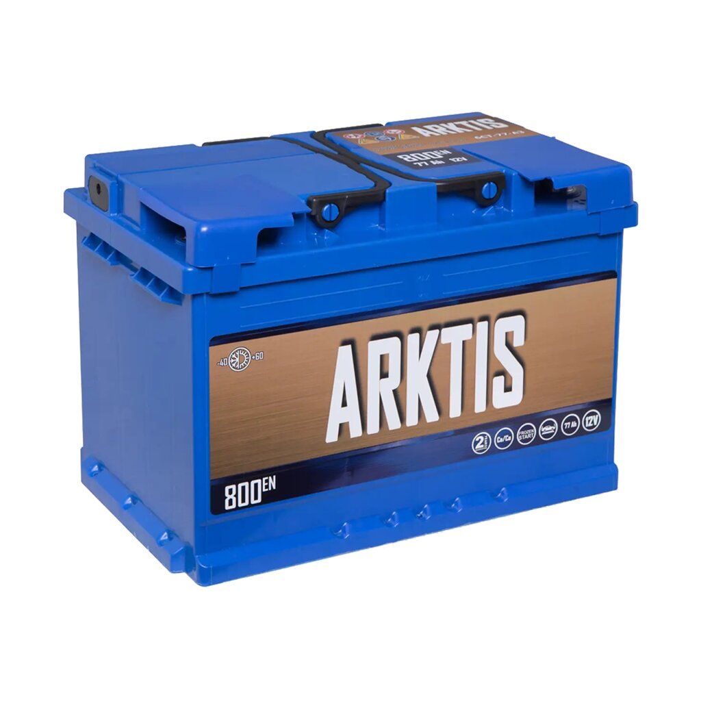 Акумулятор авто Мегатекс «ARKTIS» 6СТ-77-АЗ(прав) ТХП 800