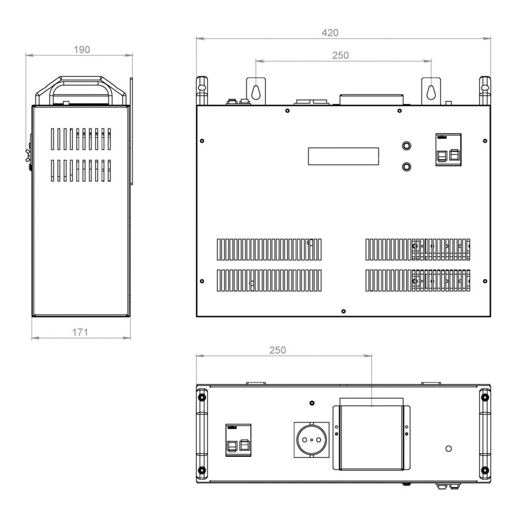 Стабілізатор напруги Volter-33 пт (3*11)
