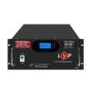 Акумулятор LP LiFePO4 51,2V - 120 Ah 6000Wh (Smart BMS 100A) с LCD RM AB RS485/CAN