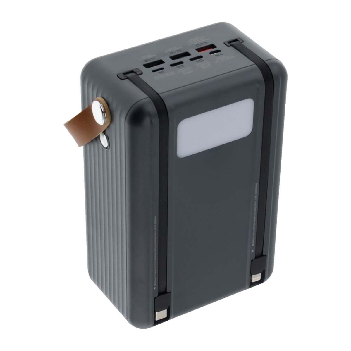 Зовнішній акумулятор Remax Lesu II PD 20W + QC 22.5W 80000mAh Сірий (RPP-566)