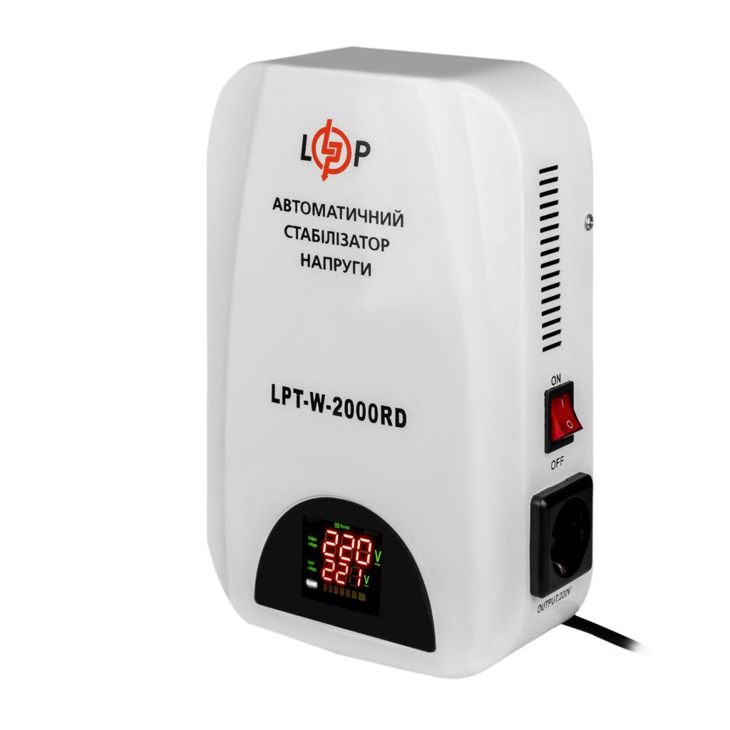 Стабілізатор напруги LPT-W-2000RD (1400Вт)