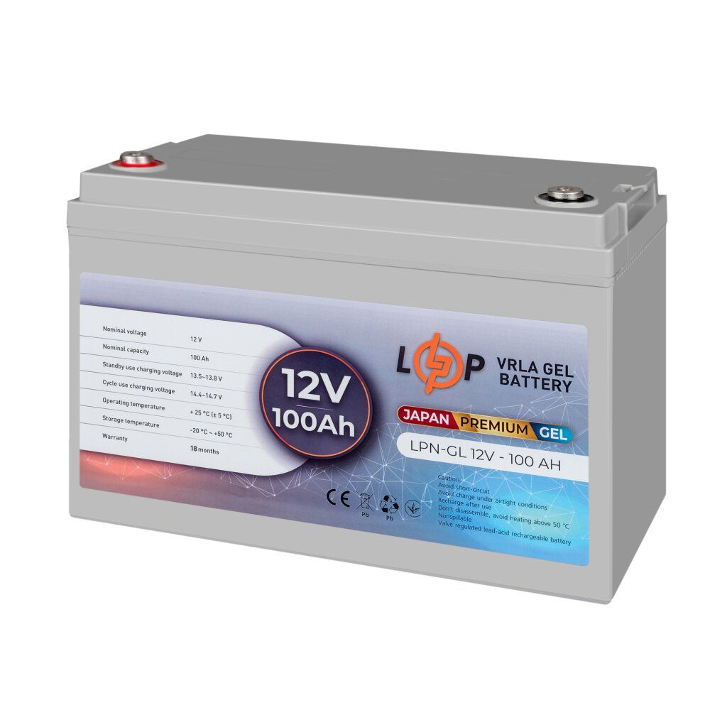 Акумулятор гелевий LPN-GL 12V - 100 Ah