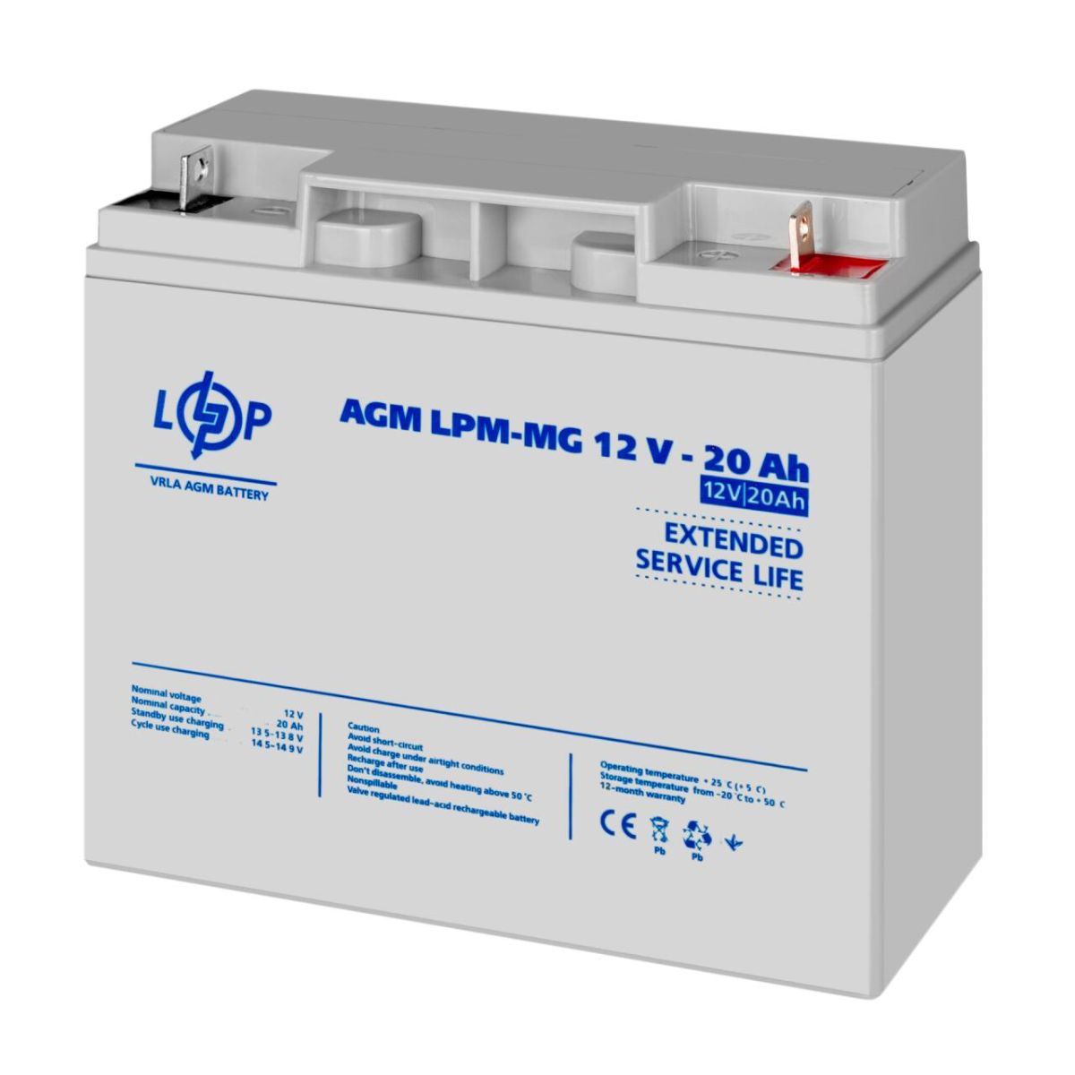 Акумулятор мультигелевий AGM LPM-MG 12V - 20 Ah для Mercedes