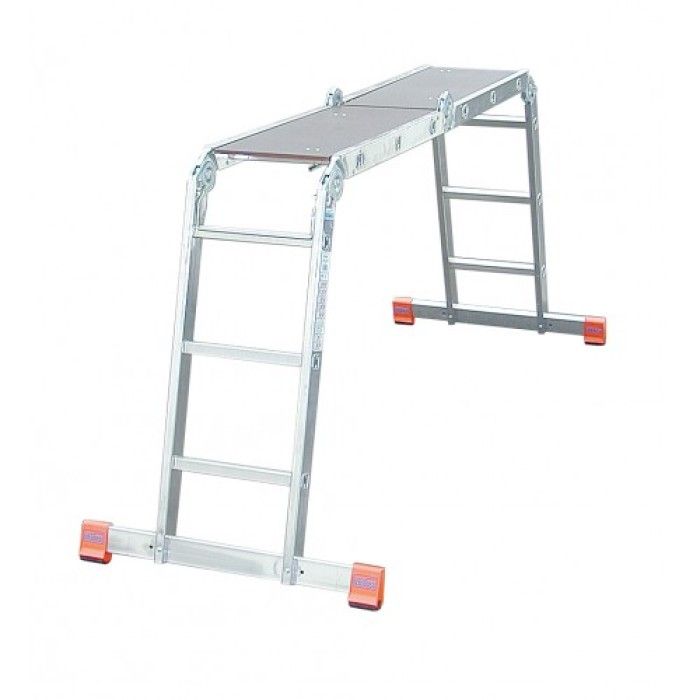 Драбина-трансформер шарнірна KRAUSE MultiMatic (4х3 сходинки, без платформи) (120632)