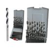 Набір свердл по металу (19шт), 1-10 мм, HSS PointTeQ
