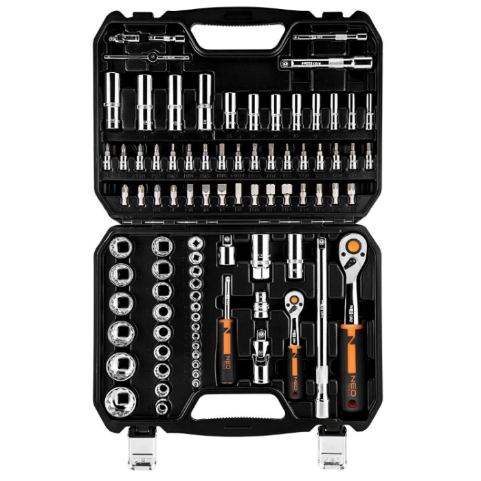Набір змінних головок NEO Tools (1/2", 1/4", 86 шт.) (10-060)