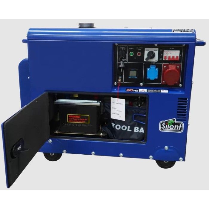 Генератор дизельний JJ POWER DS55 (5.5 кВт, ~3ф, 400 В, є вихід під ATS)