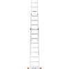 Драбина алюмінієва 3-х секційна BLUETOOLS (3х9 сходинок) (160-9006)