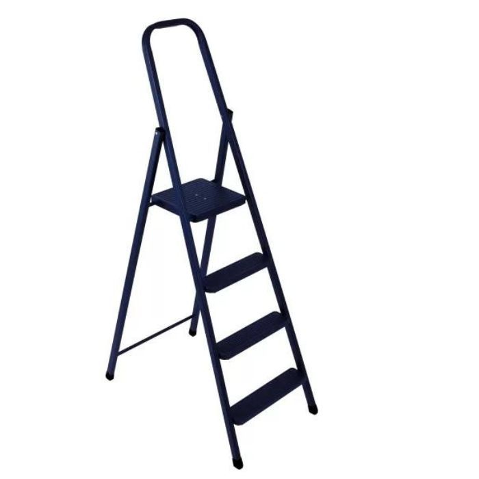 Драбина-стрем'янка EUROGOLD STEEL (4 сходинки) (214blue)